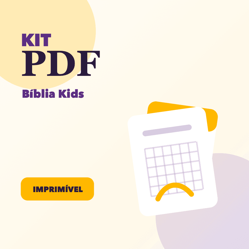 Capa do Kit Imprimível Bíblia Kids